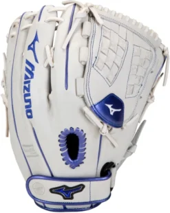 12.5 Inch Mizuno MVP Prime SE GMVP1250PSEF8-White/Royal Women's Fastpitch Softball Glove