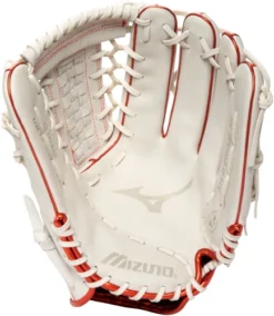 13 Inch Mizuno MVP Prime SE GMVP1300PSEF8-White/Red Women's Fastpitch Softball Glove -Giants Sport 13 inch mizuno mvp prime se gmvp1300psef8 white red women s fastpitch softball glove 9