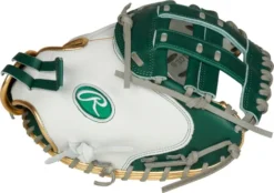 33 Inch Rawlings Liberty Advanced Color Series RLACM33FPDG Women's White/DarkGreen/Gold Fastpitch Softball Catcher Mitt -Giants Sport 33 inch rawlings liberty advanced color series rlacm33fpdg women s white darkgreen gold fastpitch softball catcher mitt 17