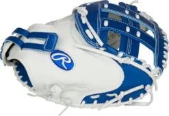 33 Inch Rawlings Liberty Advanced Color Series RLACM33FPR Women's White/Royal Fastpitch Softball Catcher Mitt -Giants Sport 33 inch rawlings liberty advanced color series rlacm33fpr women s white royal fastpitch softball catcher mitt 17