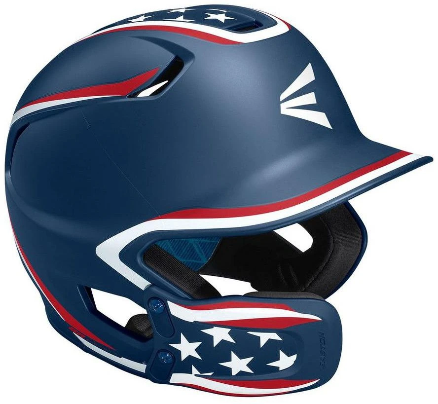 Easton Z5 2.0 Stars & Stripes W/ Universal Jaw Guard Junior Matte Batting Helmet A168544SS 2 Easton Z5 2.0 Stars & Stripes W/ Universal Jaw Guard Junior Matte Batting Helmet A168544SS - Image 2