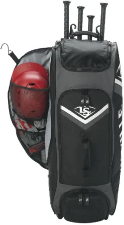 Louisville Slugger Series 7 RIG EBS7RG6 Wheeled Player Equipment Bag -Giants Sport louisville slugger series 7 rig ebs7rg6 wheeled player equipment bag 9
