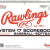 Rawlings Coaching Accessories System-17 Scorebook 17SB