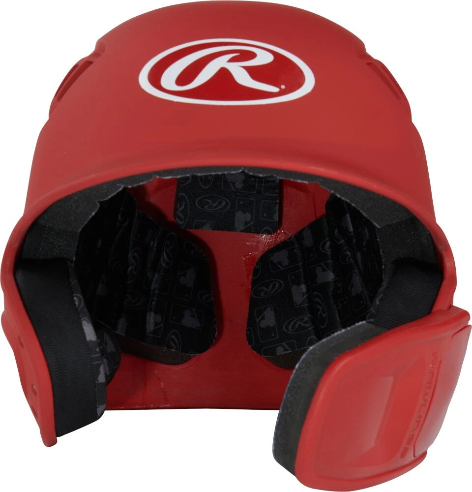 Rawlings R16 Reversible EXT Junior Matte Baseball Batting Helmet W/ Reversible Face Guard R6R07J 4 Rawlings R16 Reversible EXT Junior Matte Baseball Batting Helmet W/ Reversible Face Guard R6R07J - Image 4