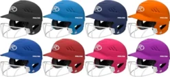 Rawlings Velo Highlighter RCFHLFG Women's Fastpitch Softball Batting Helmet W/ Facemask -Giants Sport rawlings velo highlighter rcfhlfg women s fastpitch softball batting helmet w facemask 12