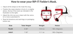 Rip-It Defense Pro DGBO Fastpitch Softball Fielder's Mask 5 Rip-It Defense Pro DGBO Fastpitch Softball Fielder's Mask -Giants Sport rip it defense pro dgbo fastpitch softball fielder s mask 17